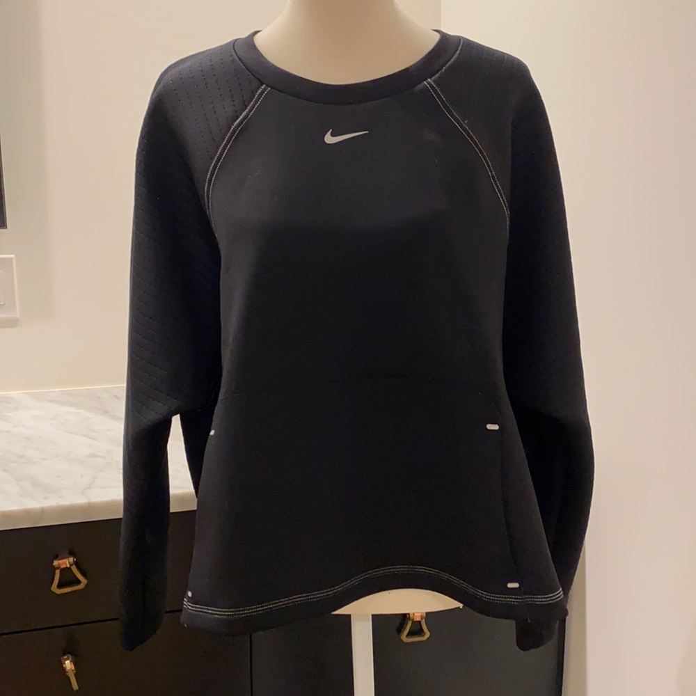 Nike cropped neoprene sweatshirt